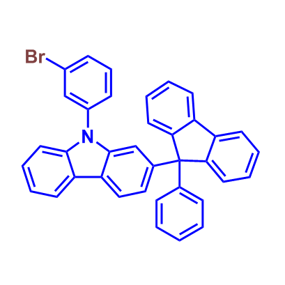 9-(3-溴苯基)-2-(9-苯基-9H-芴-9-基)-9H-咔唑