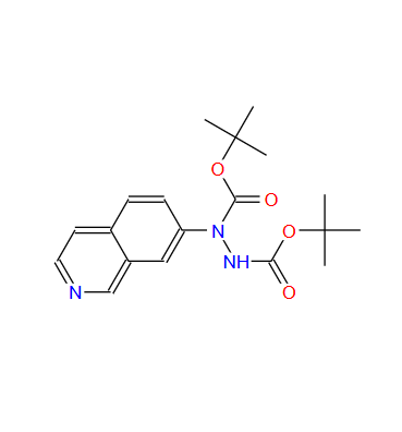 di-tert-butyl 1-(isoquinolin-7-yl)hydrazine-1,2-dicarboxylate