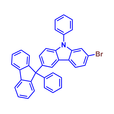 2-溴-9-苯基-6-(9-苯基-9H-芴-9-基)-9H-咔唑