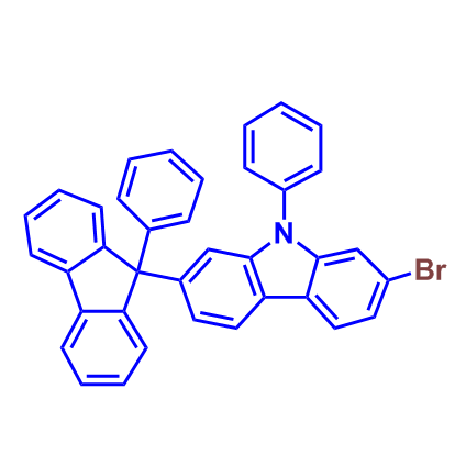 2-溴-9-苯基-7-(9-苯基-9H-芴-9-基)-9H-咔唑