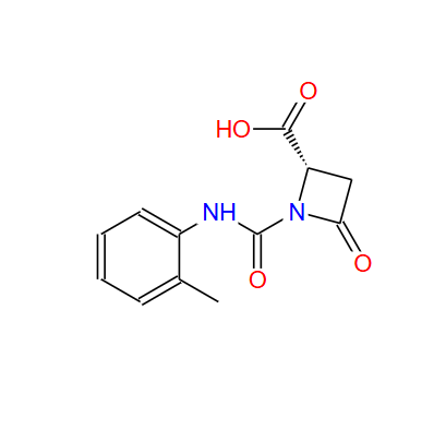 2-Azetidinecarboxylic acid, 1-[[(2-methylphenyl)amino]carbonyl]-4-oxo-, (2S)-