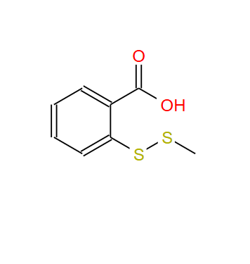 Benzoic acid, 2-(methyldithio)-