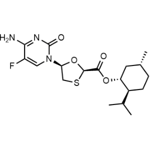 (2R,5S)-(1R,2S,5R)-5-(4-氨基-5-氟-2-氧代-1(2H)-嘧啶基)-1,3-噻烷-2-羧酸(1R,2S,5R)-5-甲基-2-(1-甲基乙基)环己酯