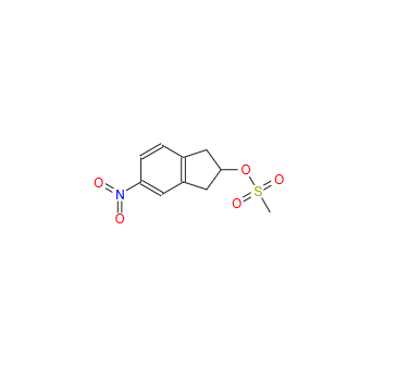 5-nitro-2,3-dihydro-1H-inden-2-yl methanesulfonate
