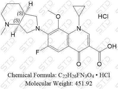 莫西沙星杂质17盐酸盐 (莫西沙星EP杂质F盐酸盐)