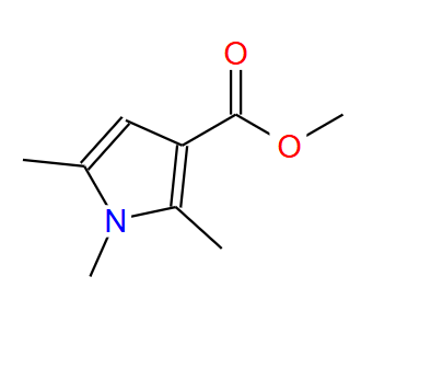 14186-50-6；1,2,5-三甲基-1H-吡咯-3-羧酸甲酯；methyl 1,2,5-trimethylpyrrole-3-carboxylate