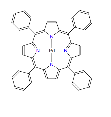 14187-13-4；5,10,15,20-四苯基-21H,23H-卟吩钯(II)；meso-Tetraphenylporphyrin-Pd(II)