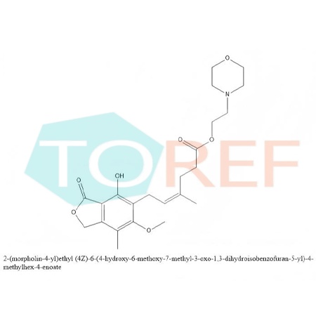 吗替麦考酚酯EP杂质C，吗替麦考酚酯EP杂质C标准品，吗替麦考酚酯EP杂质C对照品