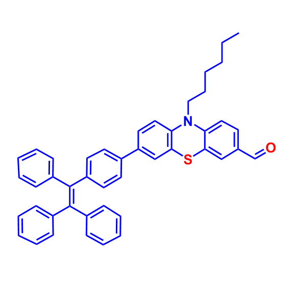 10-己基-7-[4-(1,2,2-三苯基乙烯基)苯基]-10H-吩噻嗪-3-甲醛