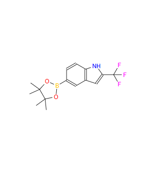 2-trifluoromethyl-5-(4,4,5,5-tetramethyl-1,3,2-dioxaborolan-2-yl)-1H-indole