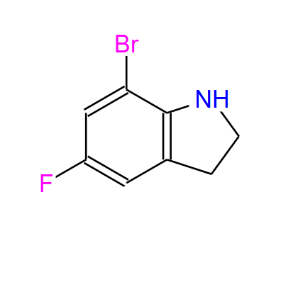 7-溴-5-氟二氢吲哚