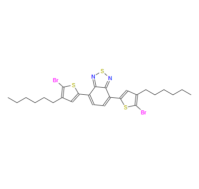 4,7-二(5-溴-4-己基噻吩基-2-)-2,1,3-苯并噻二唑
