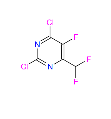 Pyrimidine, 2,4-dichloro-6-(difluoromethyl)-5-fluoro-