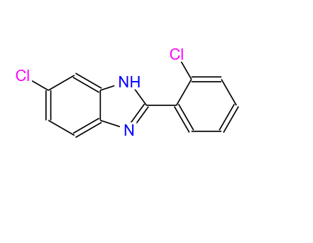 14225-75-3；5-氯-2-(2-氯苯基)-1H-苯并咪唑；1H-Benzimidazole,6-chloro-2-(2-chlorophenyl)
