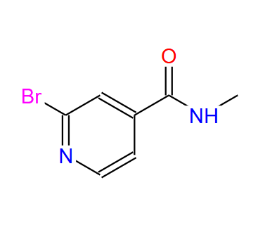 337536-01-3；2-溴-N-甲基异烟酰胺；2-BROMOPYRIDINE-4-N-METHYLCARBOXAMIDE