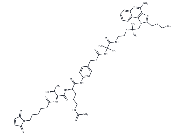化合物 MC-Val-Cit-PAB-Amide-TLR7 agonist 4|T74468|TargetMol