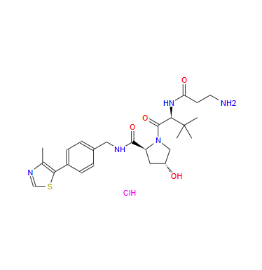 (2S,4R)-1-((S)-2-(3-氨基丙酰氨基)-3,3-二甲基丁酰基)-4-羟基-N-(4-(4-甲基噻唑-5-基)苄基)吡咯烷-2-甲酰胺二盐酸盐