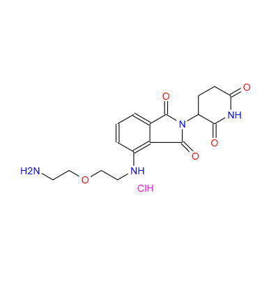 4-[(2-(2-Aminoethoxy)ethyl)amino]-2-(2,6-dioxopiperidin-3-yl)isoindoline-1,3-dione HCl