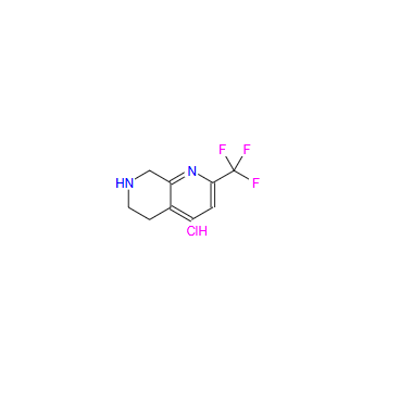 2-(三氟甲基)-5,6,7,8-四氢-1,7-萘啶盐酸盐