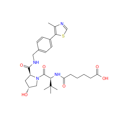 6-[[(S)-1-[(2S,4R)-4-羟基-2-[[4-(4-甲基噻唑-5-基)苄基]氨基甲酰基]吡咯烷-1-基]-3,3-二甲基-1-氧代丁烷-2-基]氨基]-6-氧代己酸