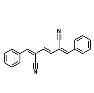 (E)-2,5-二((Z)-亚苄基)己-3-烯二甲腈