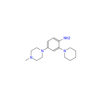 4-(4-methylpiperazin-1-yl)-2-(piperidin-1-yl)aniline