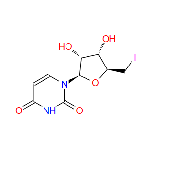 14259-58-6；5'-脱氧-5'-碘尿苷；5'-Deoxy-5'-iodouridine