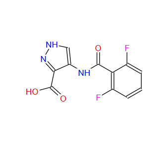 1H-Pyrazole-3-carboxylic acid, 4-[(2,6-difluorobenzoyl)amino]