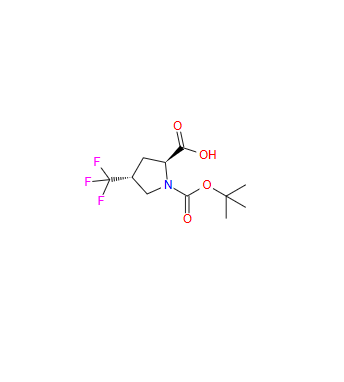 (2S,4R)-1-(叔丁氧基羰基)-4-(三氟甲基)吡咯烷-2-羧酸