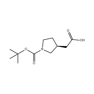 aladdin 阿拉丁 S175596 (S)-1-N-BOC-3-吡咯烷乙酸 204688-61-9 ≥97%