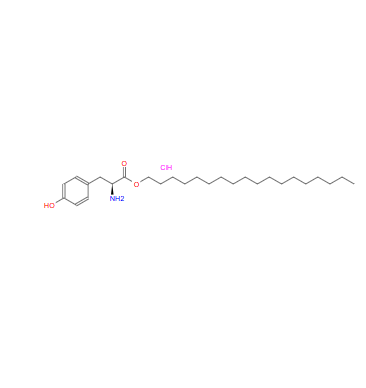 (S)-octadecyl 2-amino-3-(4-hydroxyphenyl)propanoate hydrochloride