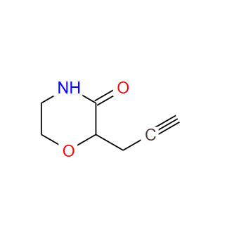 3-Morpholinone, 2-(2-propyn-1-yl)-