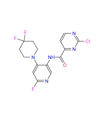 2-chloro-N-(4-(4,4-difluoropiperidin-1-yl)-6-fluoropyridin-3-yl)