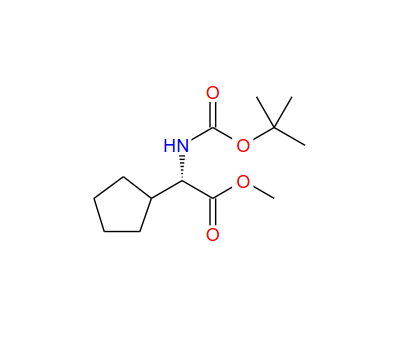 (S)-2-((叔丁氧基羰基)氨基)-2-环戊基乙酸甲酯