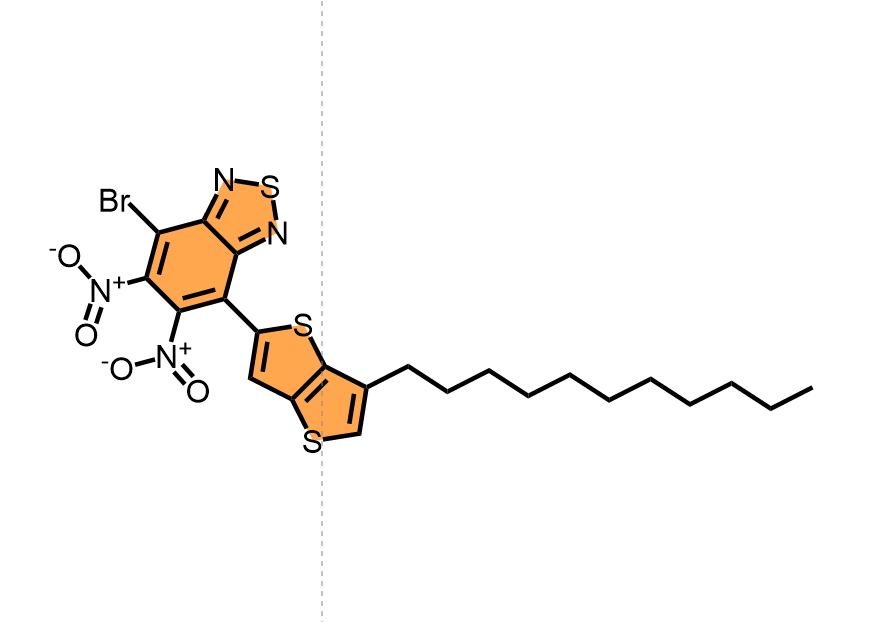 4-溴-5,6-二硝基-7-(6-十一烷基噻吩并[3,2-b]噻吩-2-基)苯并[c][1,2,5]噻二唑