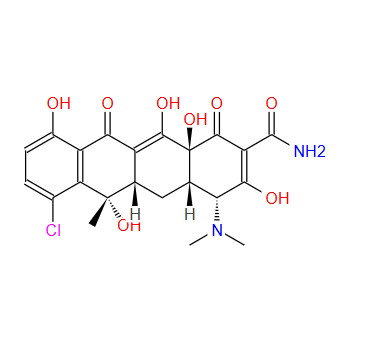 14297-93-9；氯四环素盐酸盐（差向金霉素）；4-Epichlortetracycline