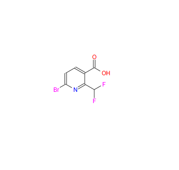 6-bromo-2-(difluoromethyl)pyridine-3-carboxylic acid