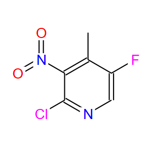 1003711-51-0；2-氯-3-硝基-4-甲基-5-氟吡啶；2-CHLORO-5-FLUORO-3-NITRO-4-PICOLINE