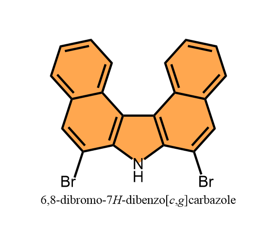 6,8-二溴-7H-二苯并[c,g]咔唑