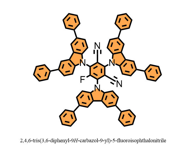  2,4,6-三(3,6-二苯基-9H-咔唑-9-基)-5-氟异酞腈