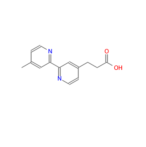 3-(4'-甲基-[2,2'-联吡啶]-4-基)丙酸   149762-81-2  3-(4'-Methyl-[2,2'-bipyridin]-4-yl)propanoic acid