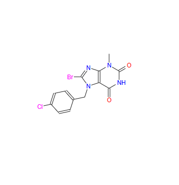 8-bromo-7-(4-chlorobenzyl)-3-methyl-3,7-dihydro-1H-purine-2,6-dione