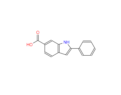 2-苯基-1H-吲哚-6-羧酸  110073-83-1
