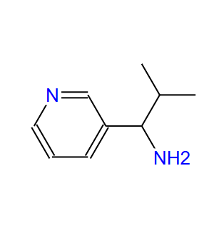 343270-47-3；1-(3-吡啶基)-2-甲基-1-丙胺；3-Pyridinemethanamine,alpha-(1-methylethyl)-(9CI)