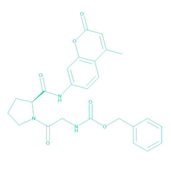 Z-甘氨酰脯氨酸-4-甲基-7-香豆素/68542-93-8/Cbz-Gly-Pro-AMC/脯氨酰内肽酶（PEP）底物Z-GP-AMC