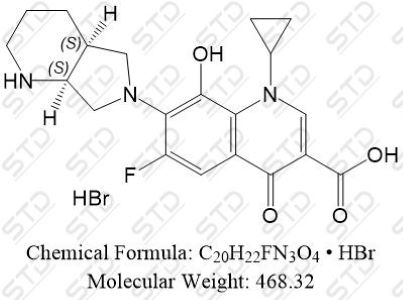 莫西沙星杂质10（莫西沙星EP杂质E溴化氢）