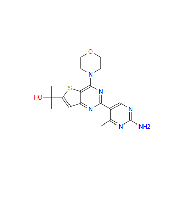 2-(2-氨基-4-甲基-5-嘧啶基)-ALPHA,ALPHA-二甲基-4-(4-吗啉基)噻吩并[3,2-D]嘧啶-6-甲醇