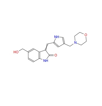 (Z)-5-(hydroxyMethyl)-3-((4-(MorpholinoMethyl)-1H-pyrrol-2-yl)Methylene)indolin-2-one