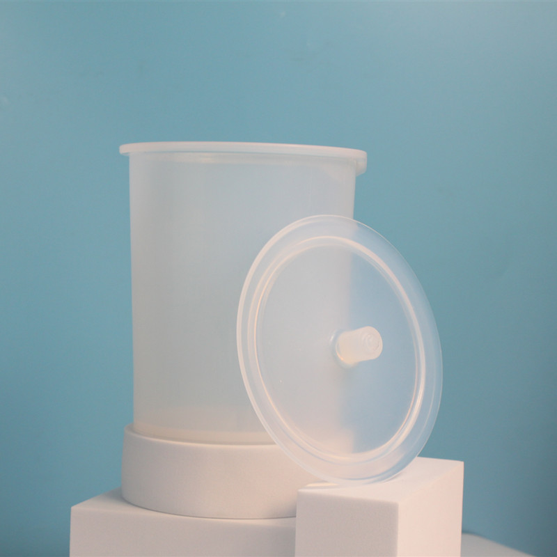 PFA烧杯500ml可带盖全氟烷氧基量杯凸起刻度清晰耐腐蚀