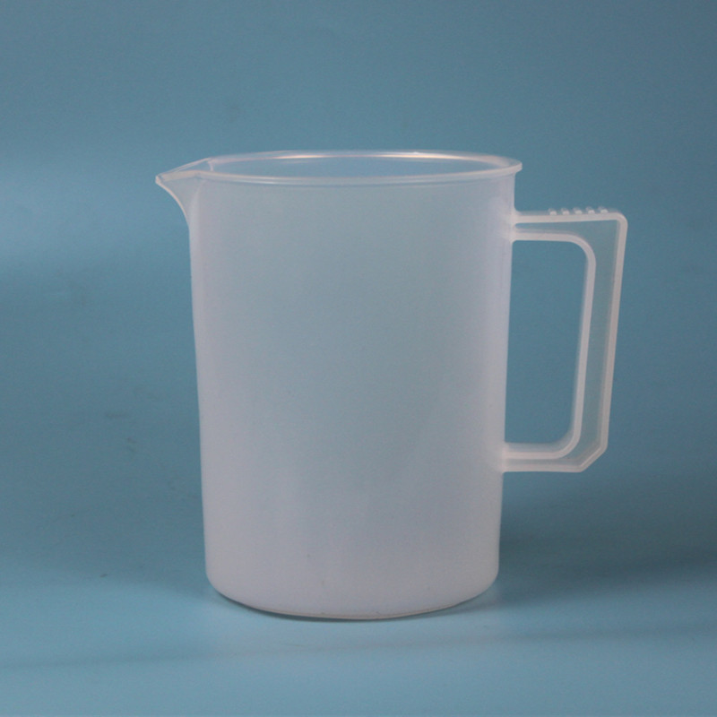 PFA烧杯500ml可带盖全氟烷氧基量杯凸起刻度清晰耐腐蚀